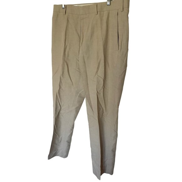 Cubavera Mens Beige Linen-Blend Pants Size 34x30 - Picture 2 of 6